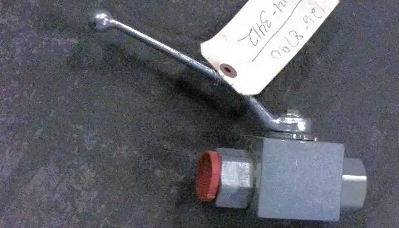 New Ball Valve 1-5/16-12" Straight Thread O Ring image 2