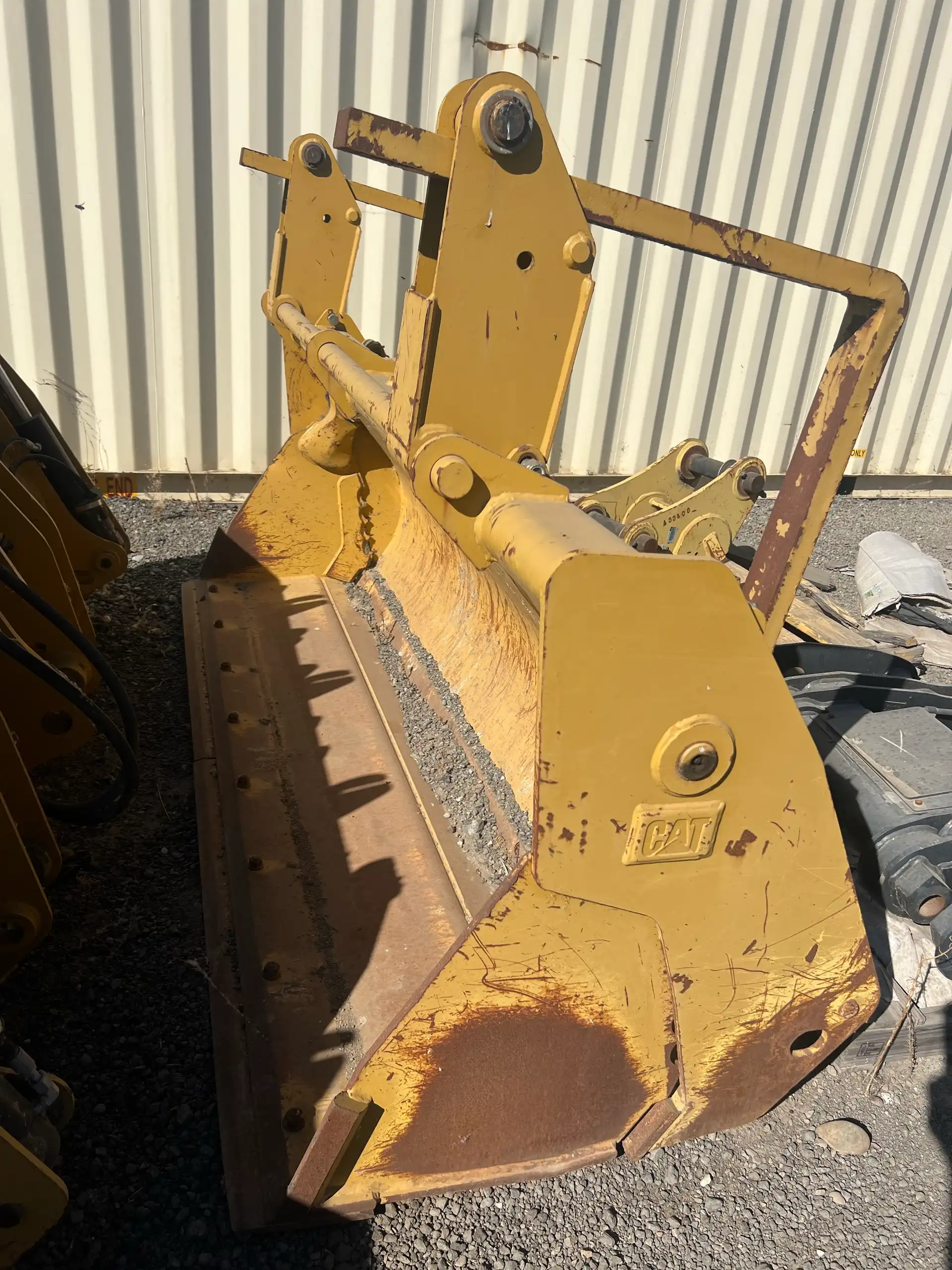 Caterpillar 446 thru 450F Multipurpose Bucket with Flip Over Forks. image 2