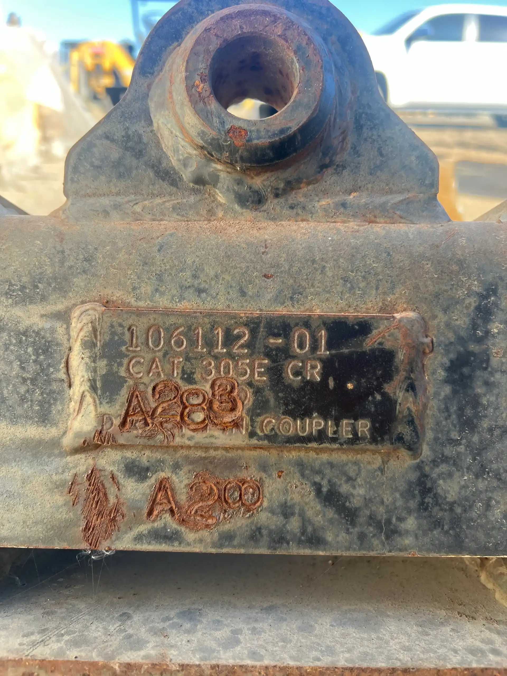 Tag Adaptor: WainRoy Style "Top" to "Pin On"  CAT Breaker/Hammer image 8