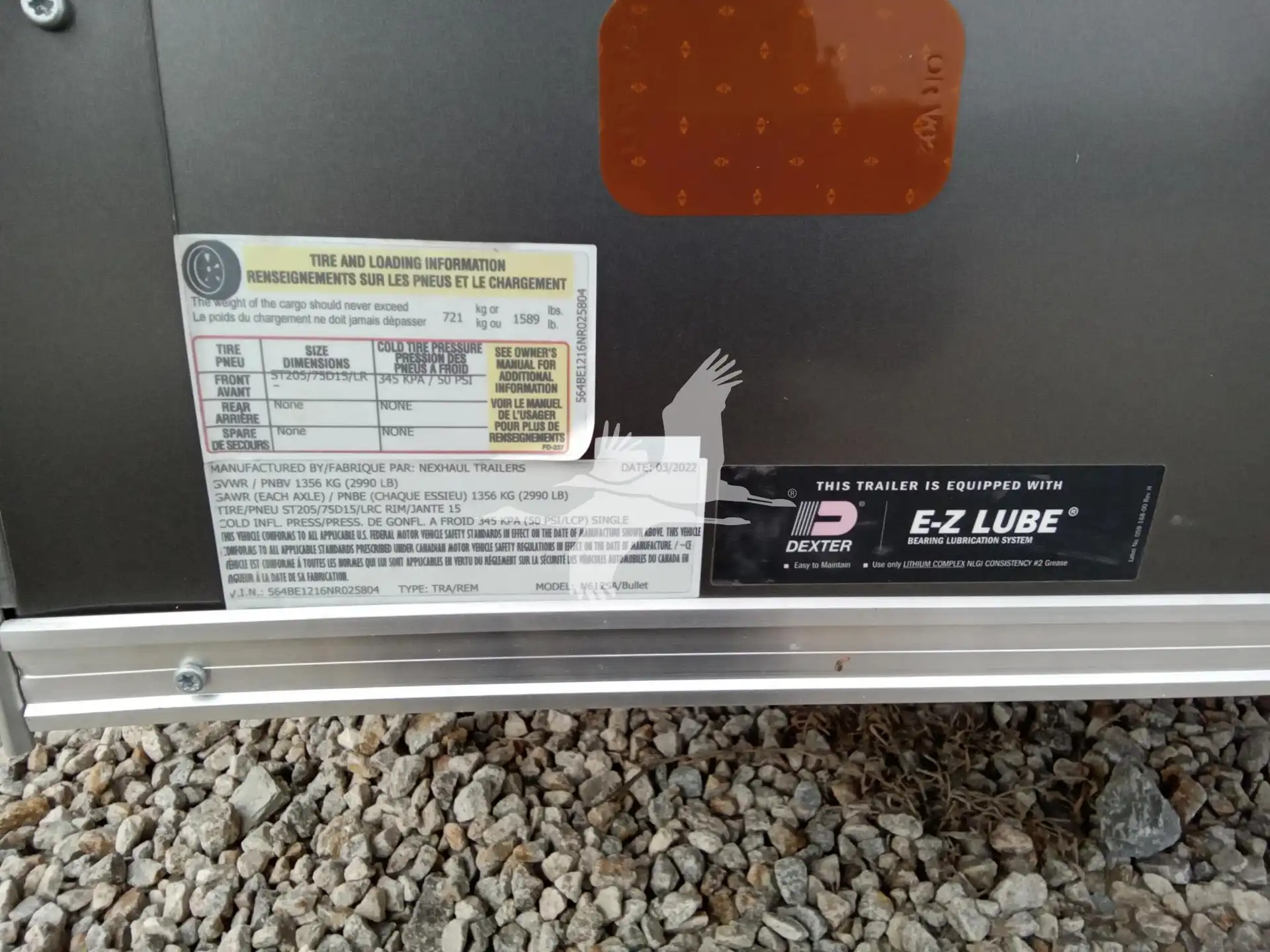 Nexhaul Enclosed Single Axle Trailer (Black) image 8