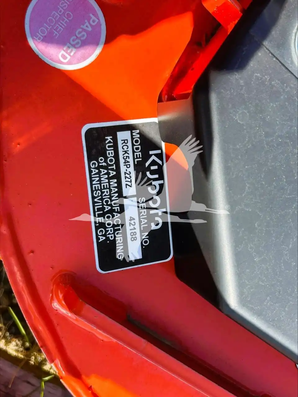Kubota RCK549-227Z Mower Deck image 2