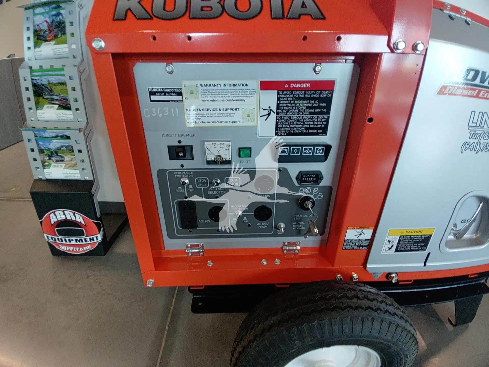 Kubota GL7000 7 kW Diesel Generator image 2