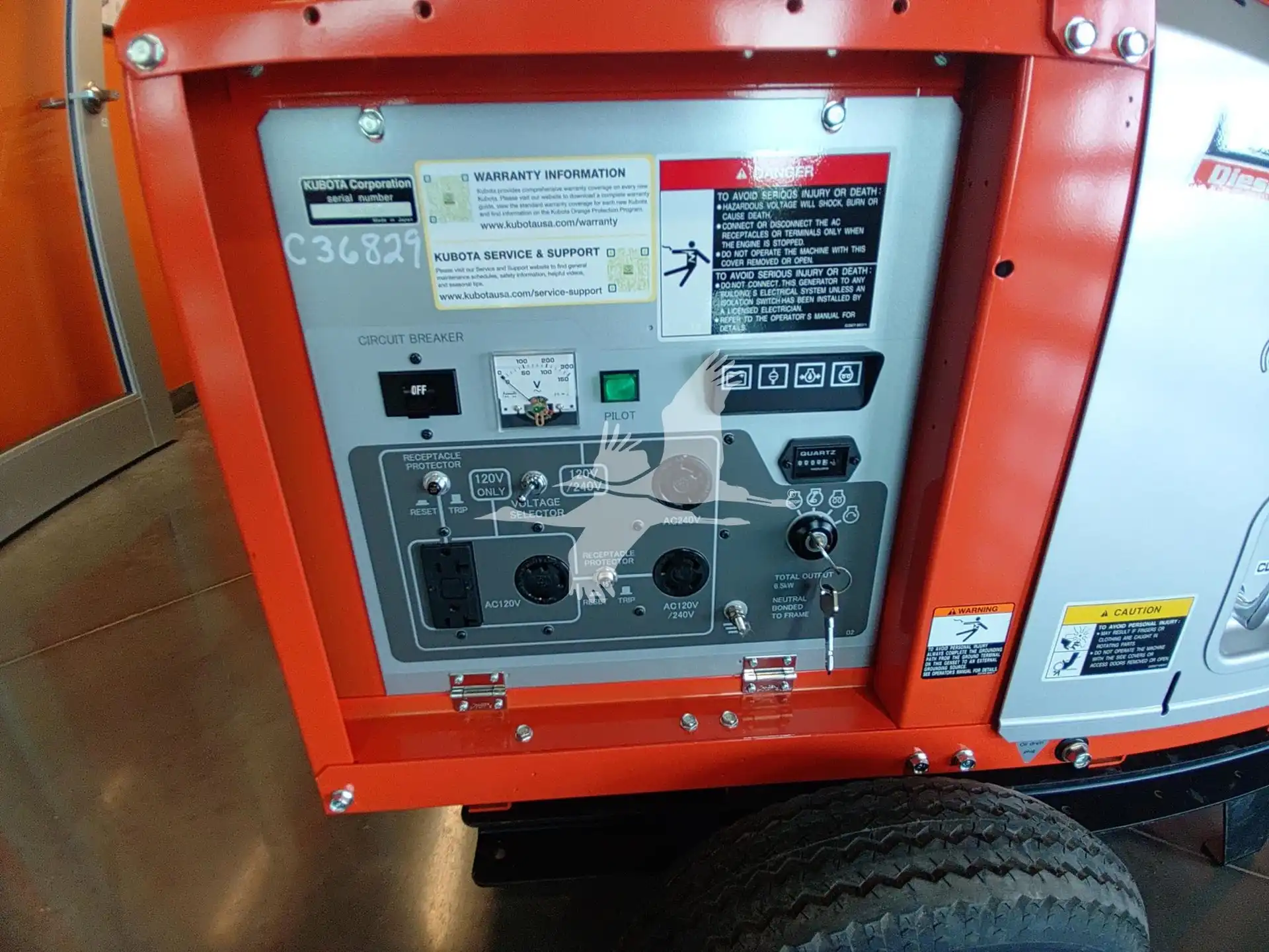 Kubota GL7000 7 kW Diesel Generator image 3