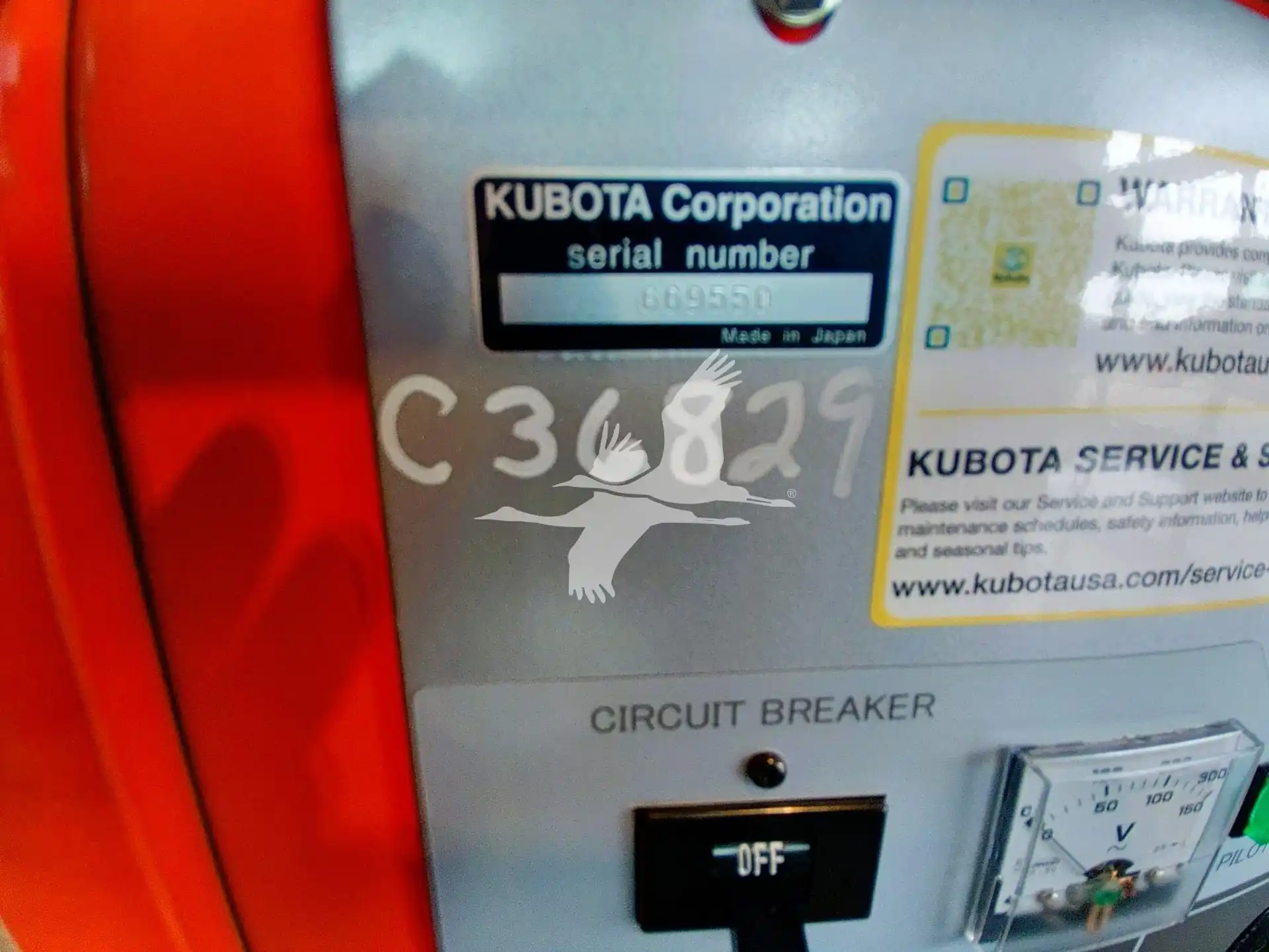 Kubota GL7000 7 kW Diesel Generator image 3
