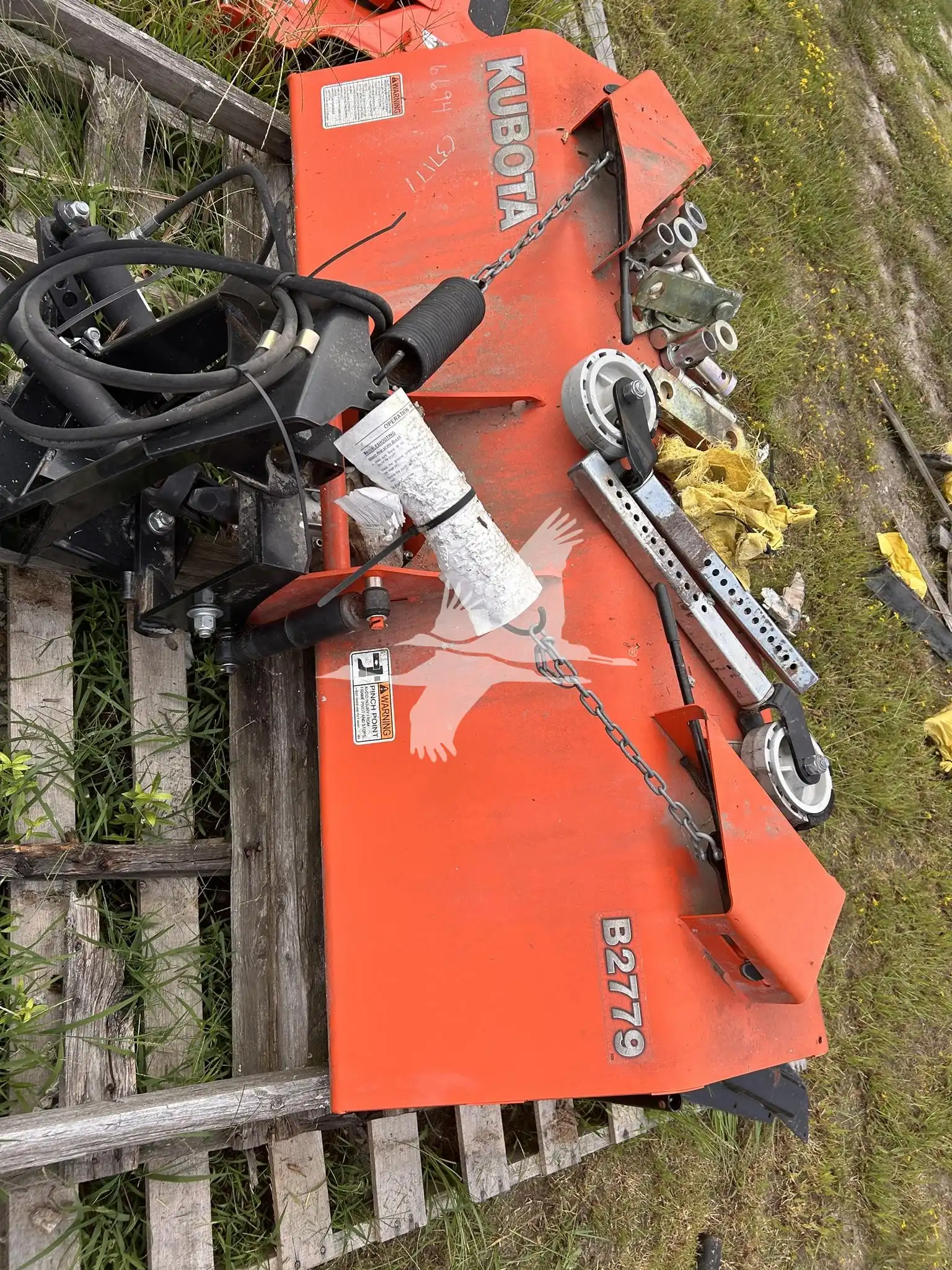 Kubota B2779 60 in Hydraulic Angle Broom image 7