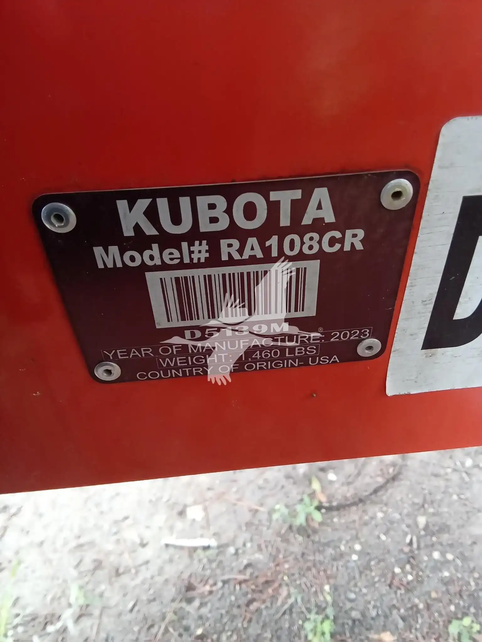 Kubota RA108CR Rotary Rake image 4