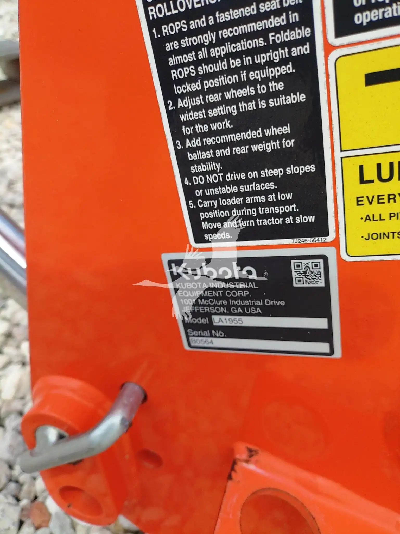 Kubota LA1955 Front End Loader image 3