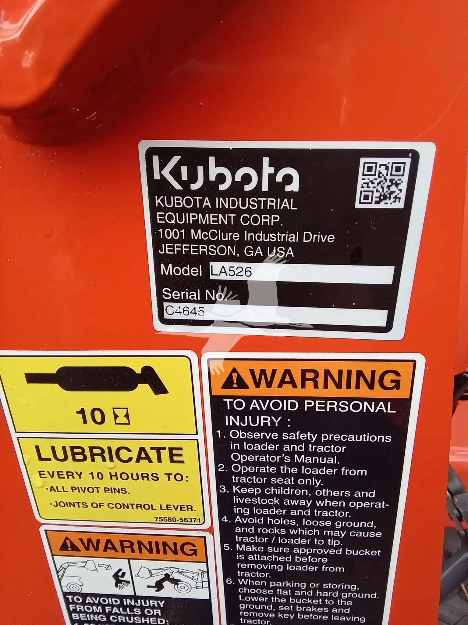 Kubota LA526 Front End Loader image 3