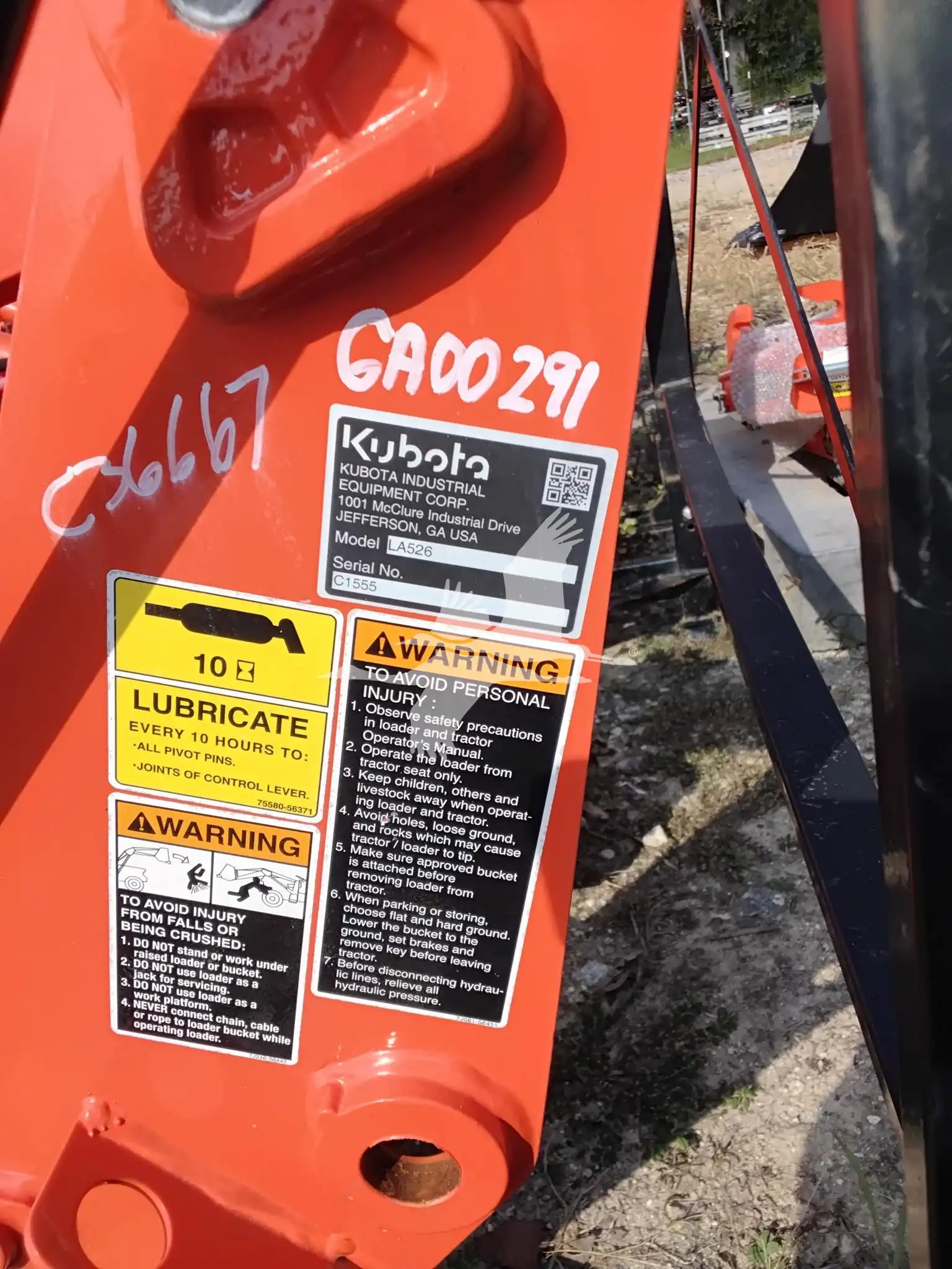 Kubota LA526 Front End Loader image 2