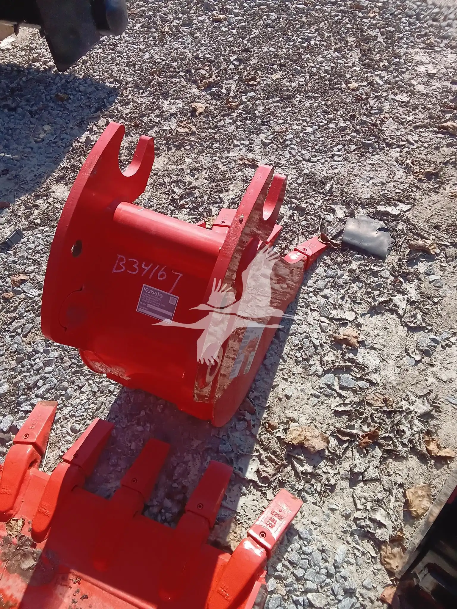 Kubota BT4552 12 in Backhoe Bucket image 2