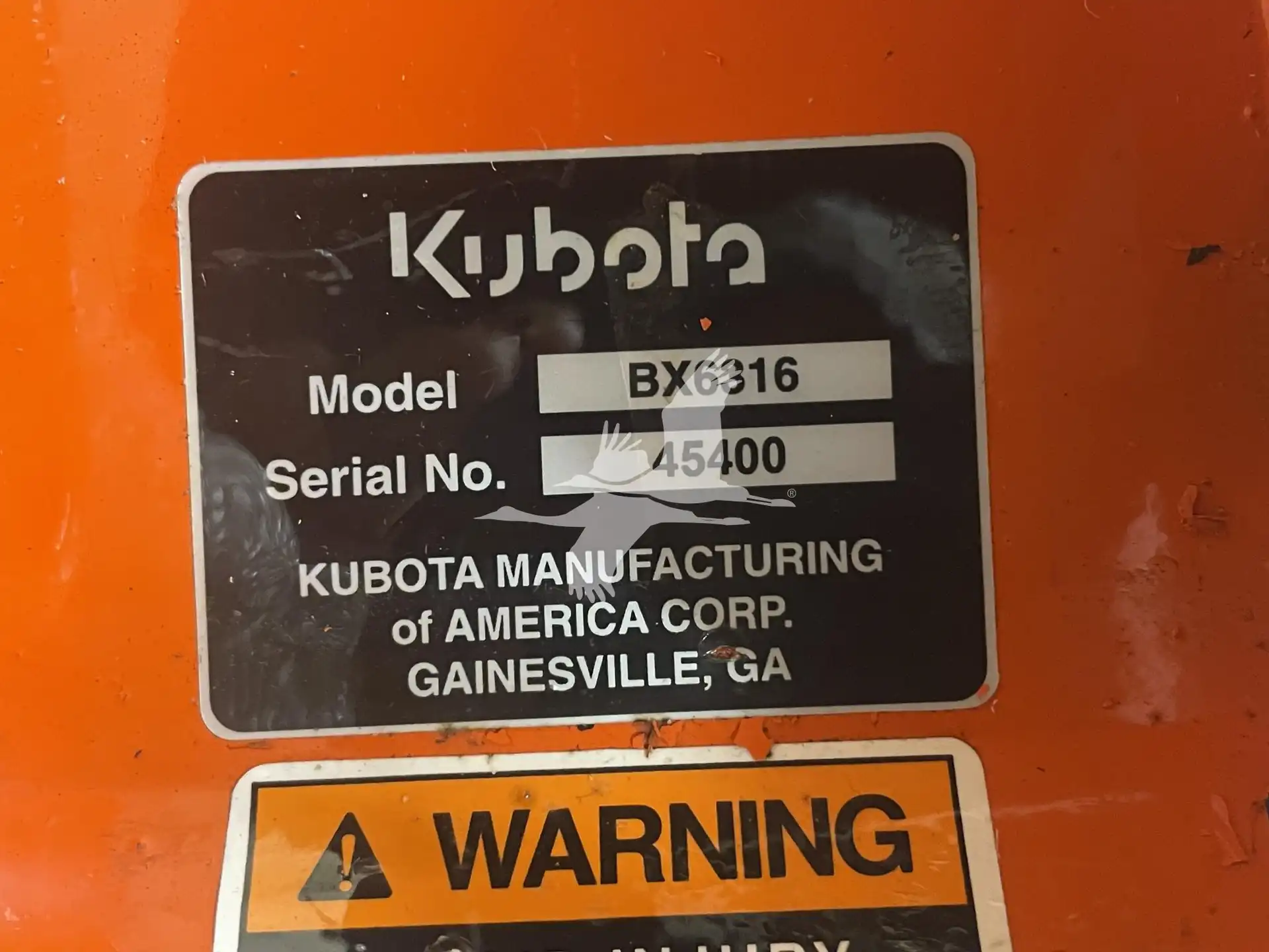 Kubota BX6316 Mechanical Backhoe Thumb image 2
