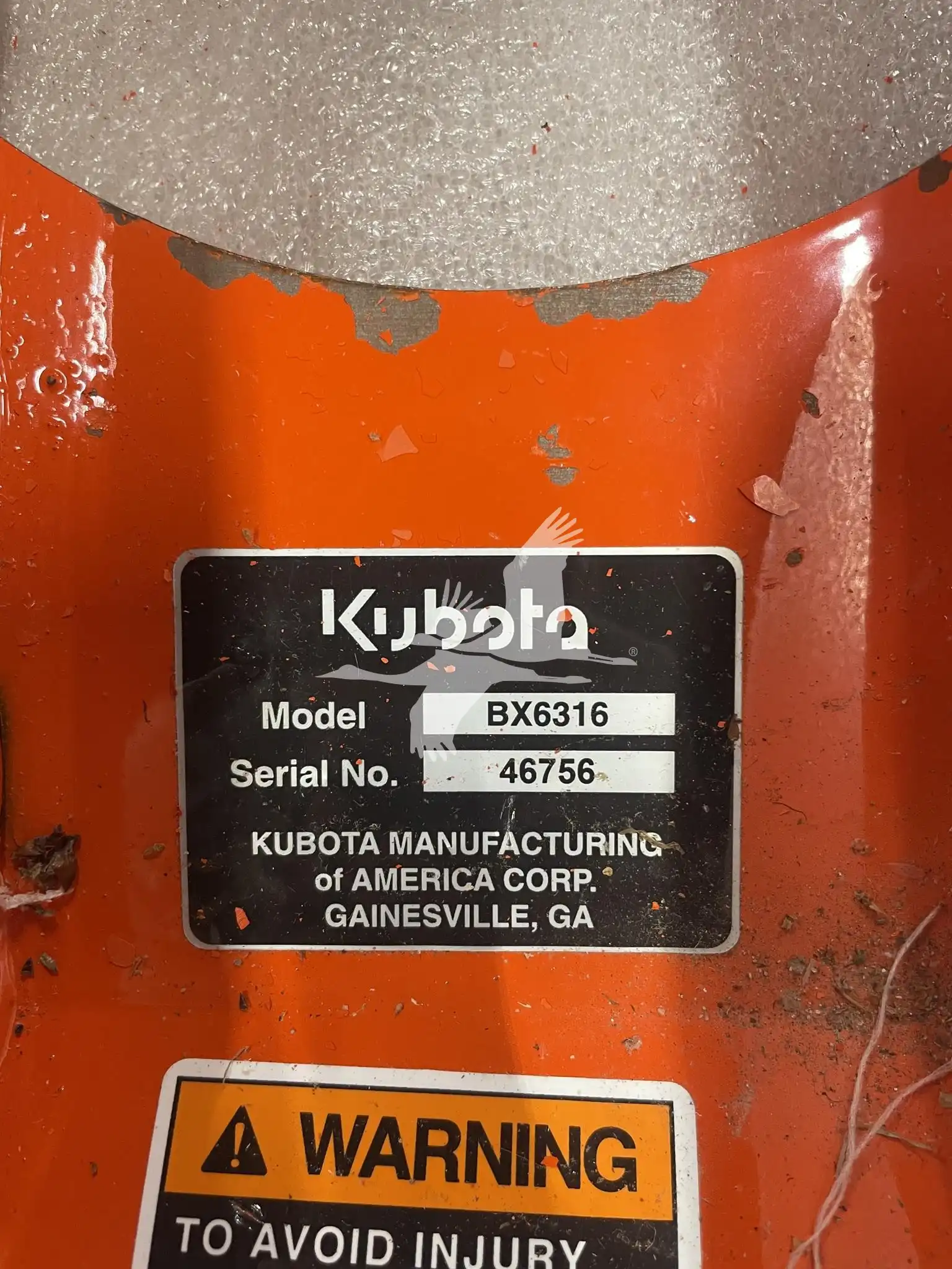 Kubota BX6316 Mechanical Backhoe Thumb image 2