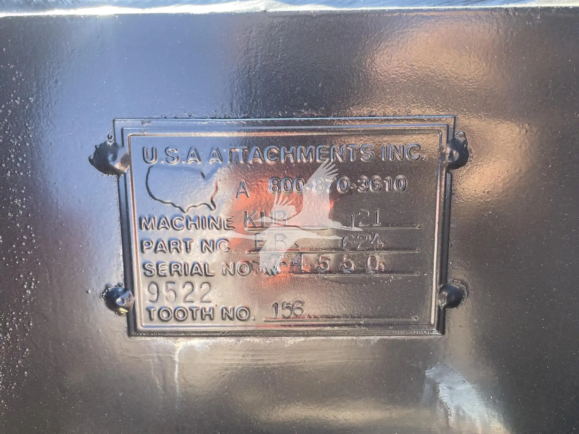 U.S.A. Attachments Inc EB624 24 in QC Excavator Bucket image 5