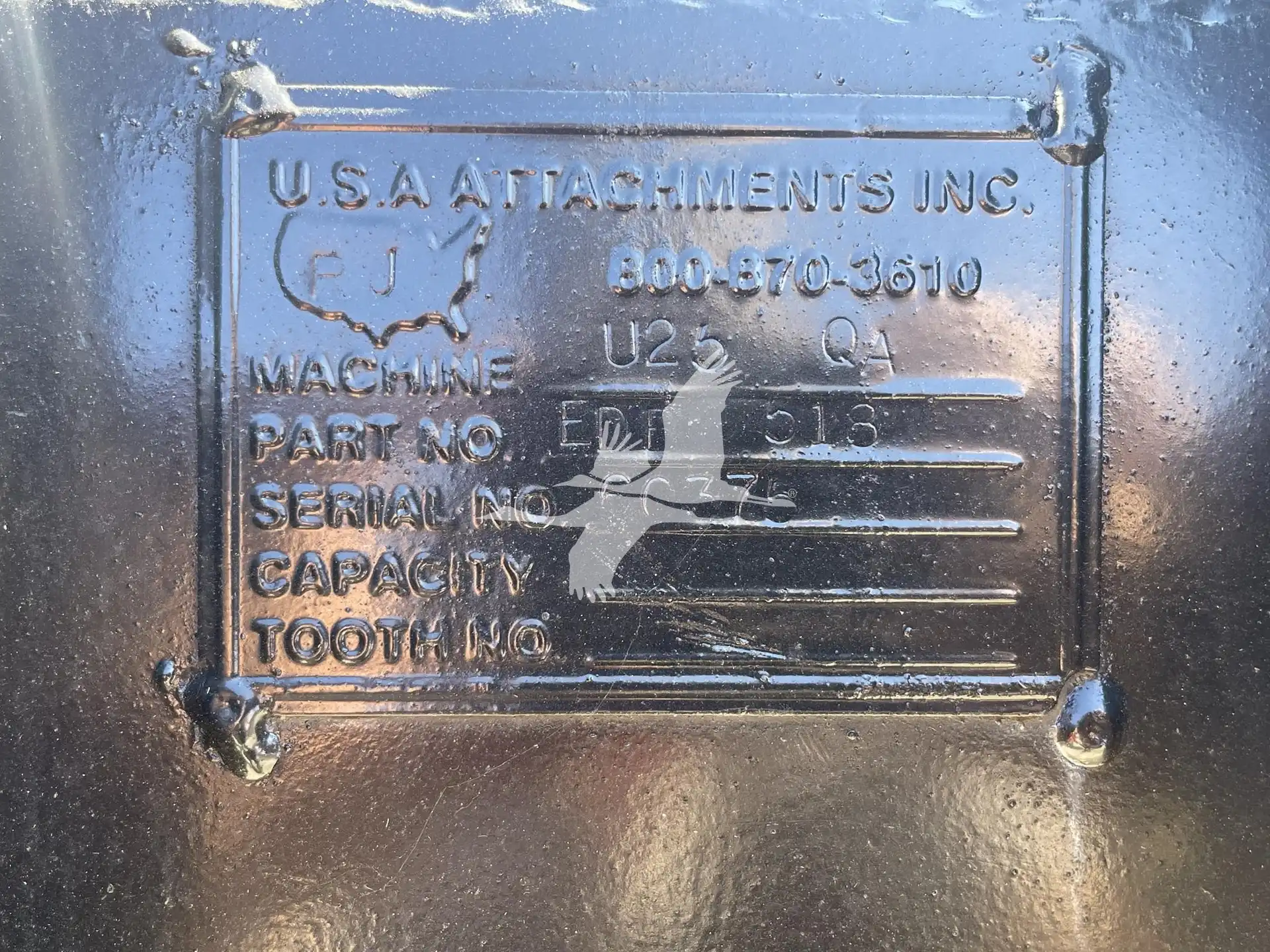 U.S.A. Attachments Inc EB518 Q/A Excavator Bucket image 5