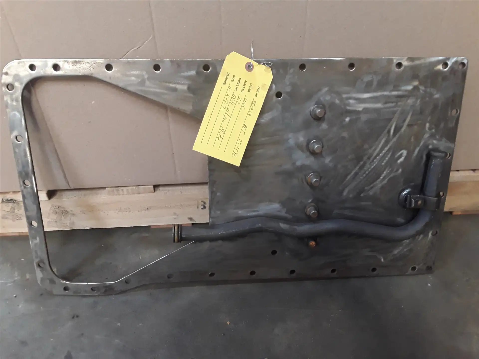 USED OIL PAN PLATE image 2