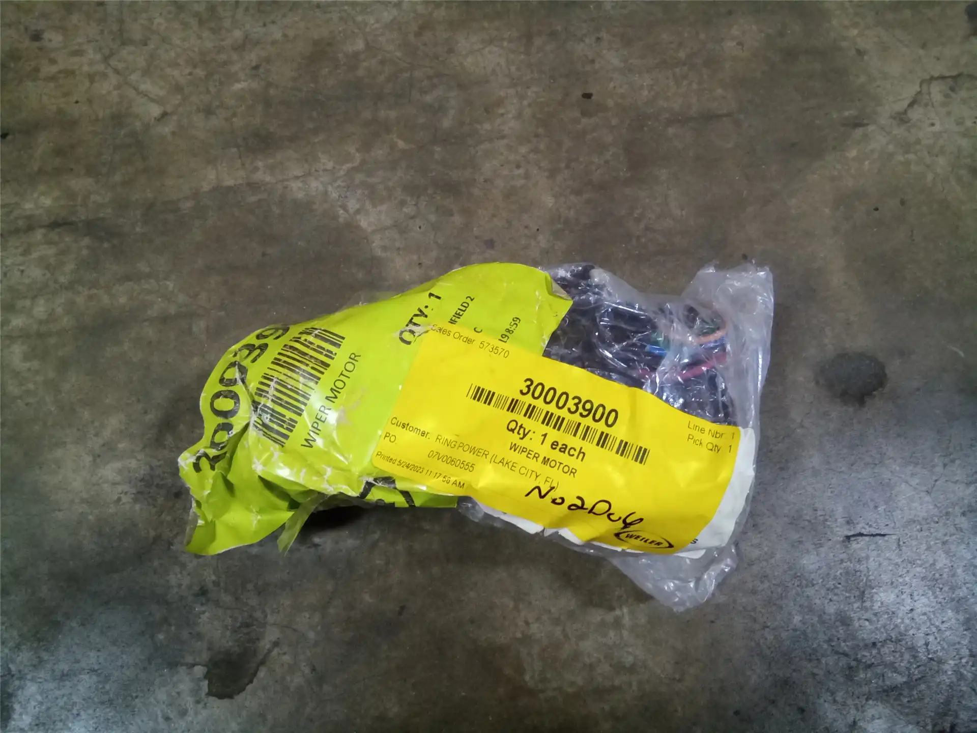 NEW WIPER MOTOR image 3