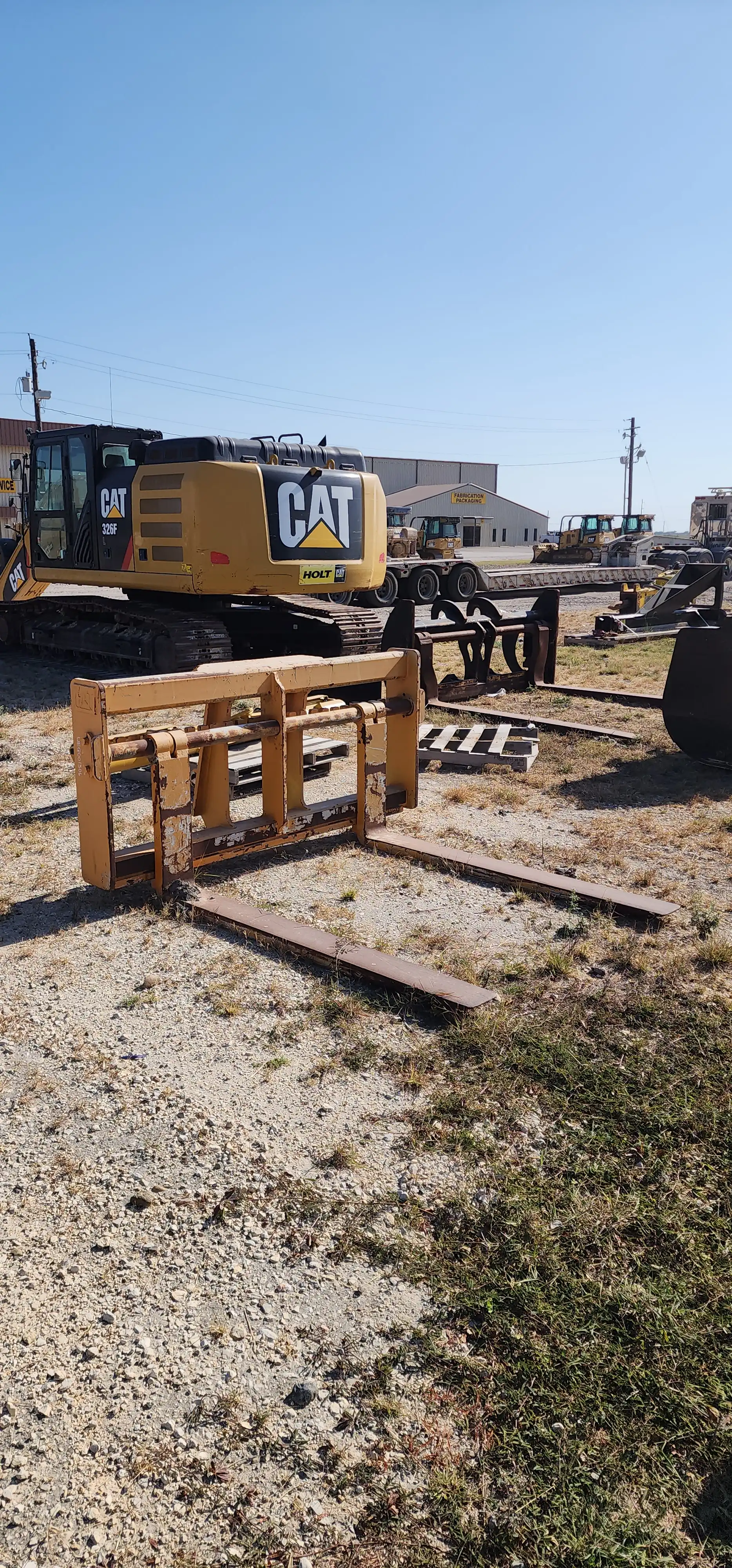 USED CAT FORKS FOR HPL 938 SIZE UNIT image 4