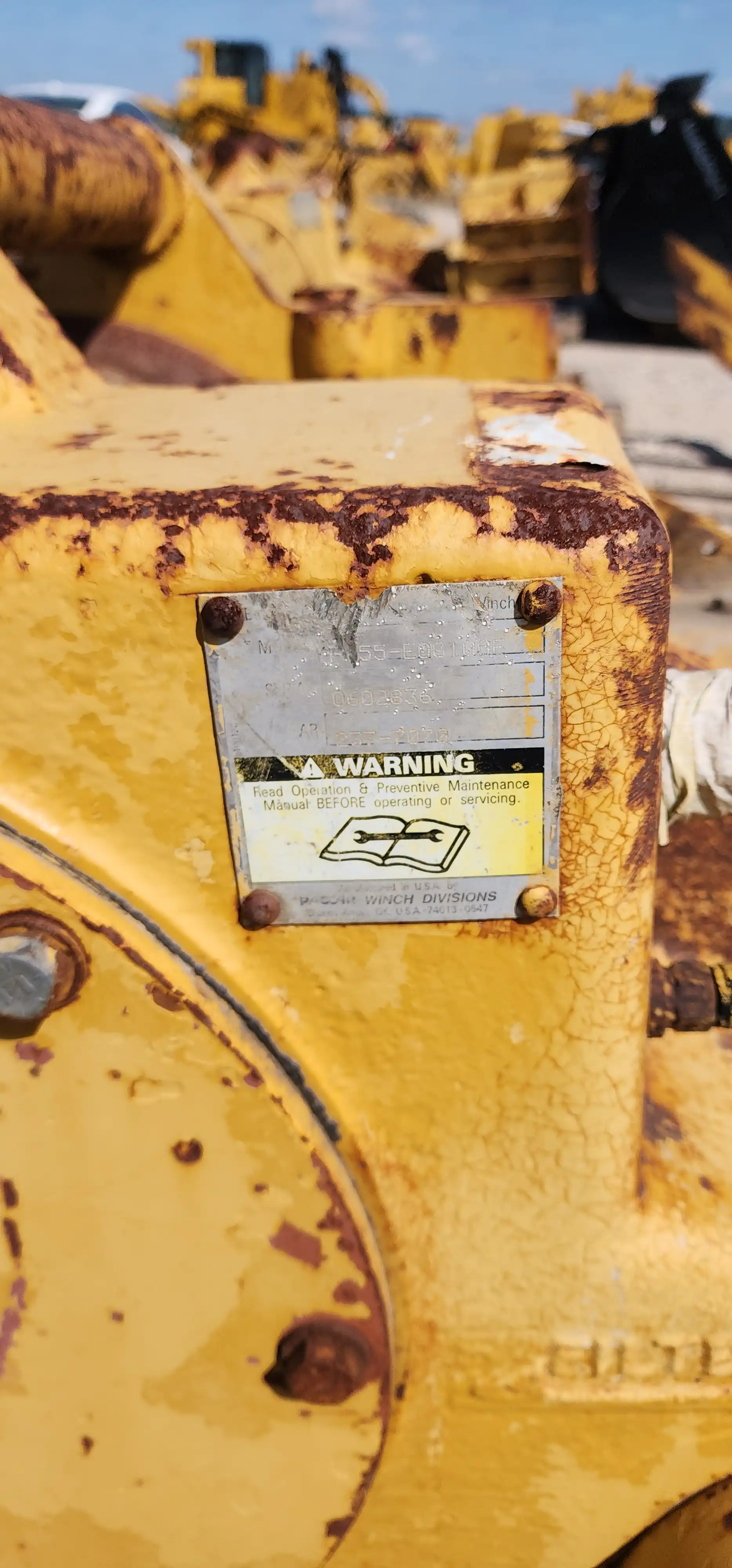 USED PACCAR PA55 WINCH                    MQ image 9