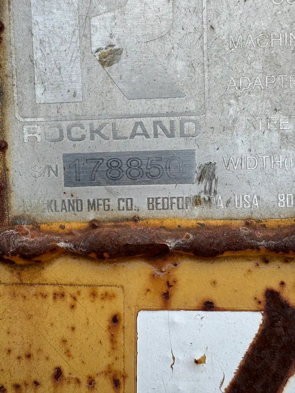 ROCKLAND B LINKAGE BUCKET *PIN GRABBER USE ONLY* MV image 2