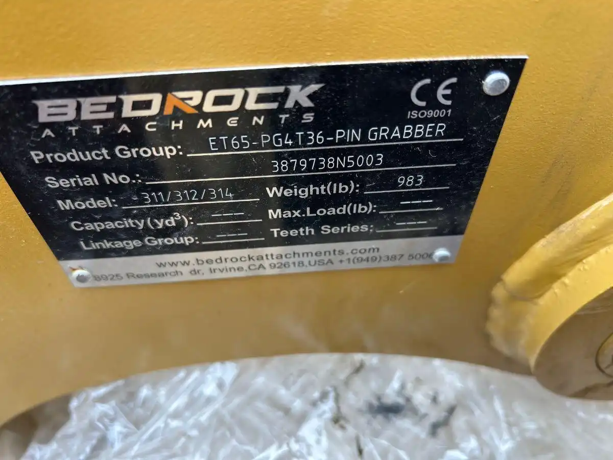 NEW BEDROCK PROPLUS THUMB FOR 36" BU / PG image 5