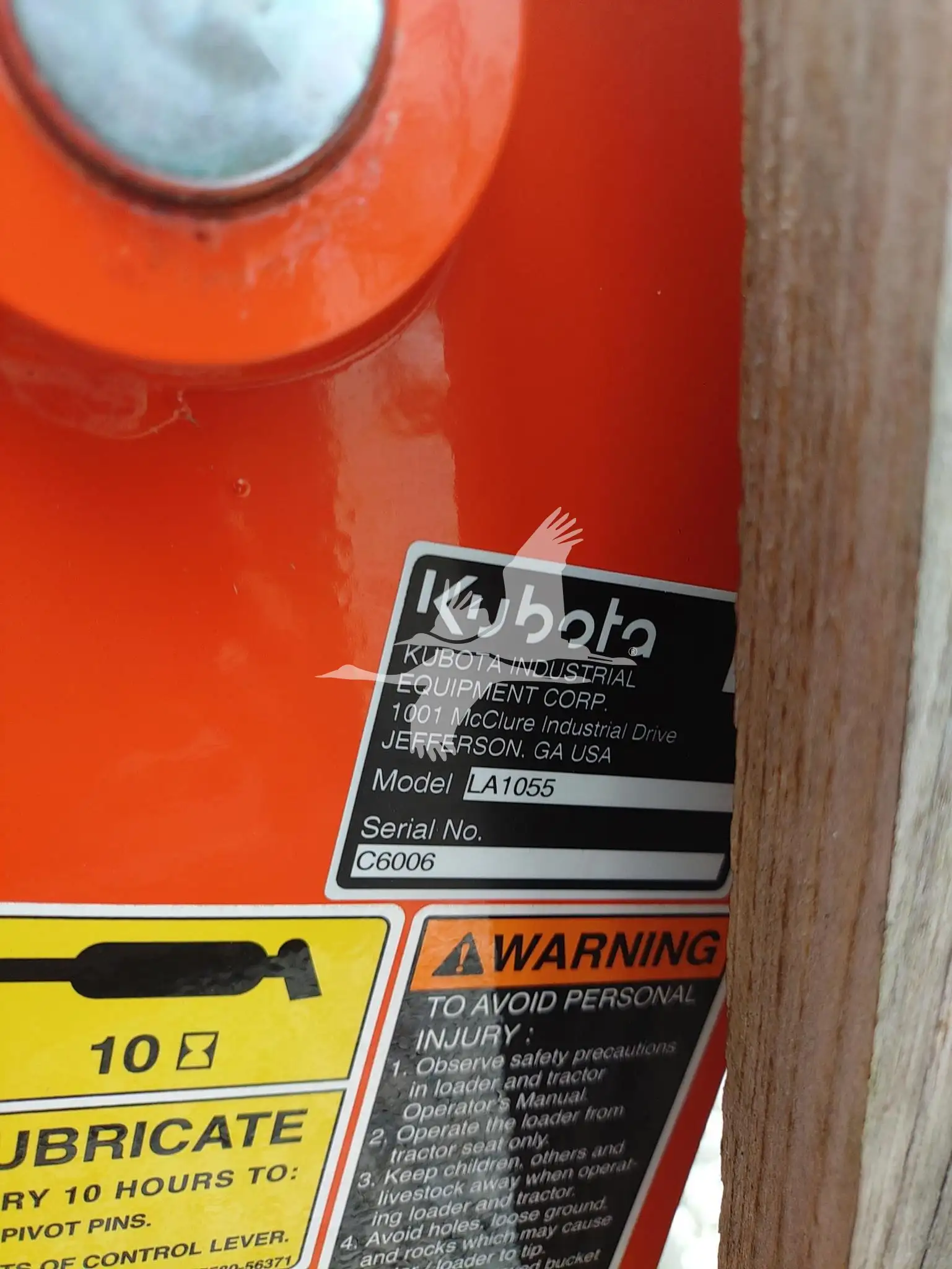 Kubota LA1055 Front End Loader image