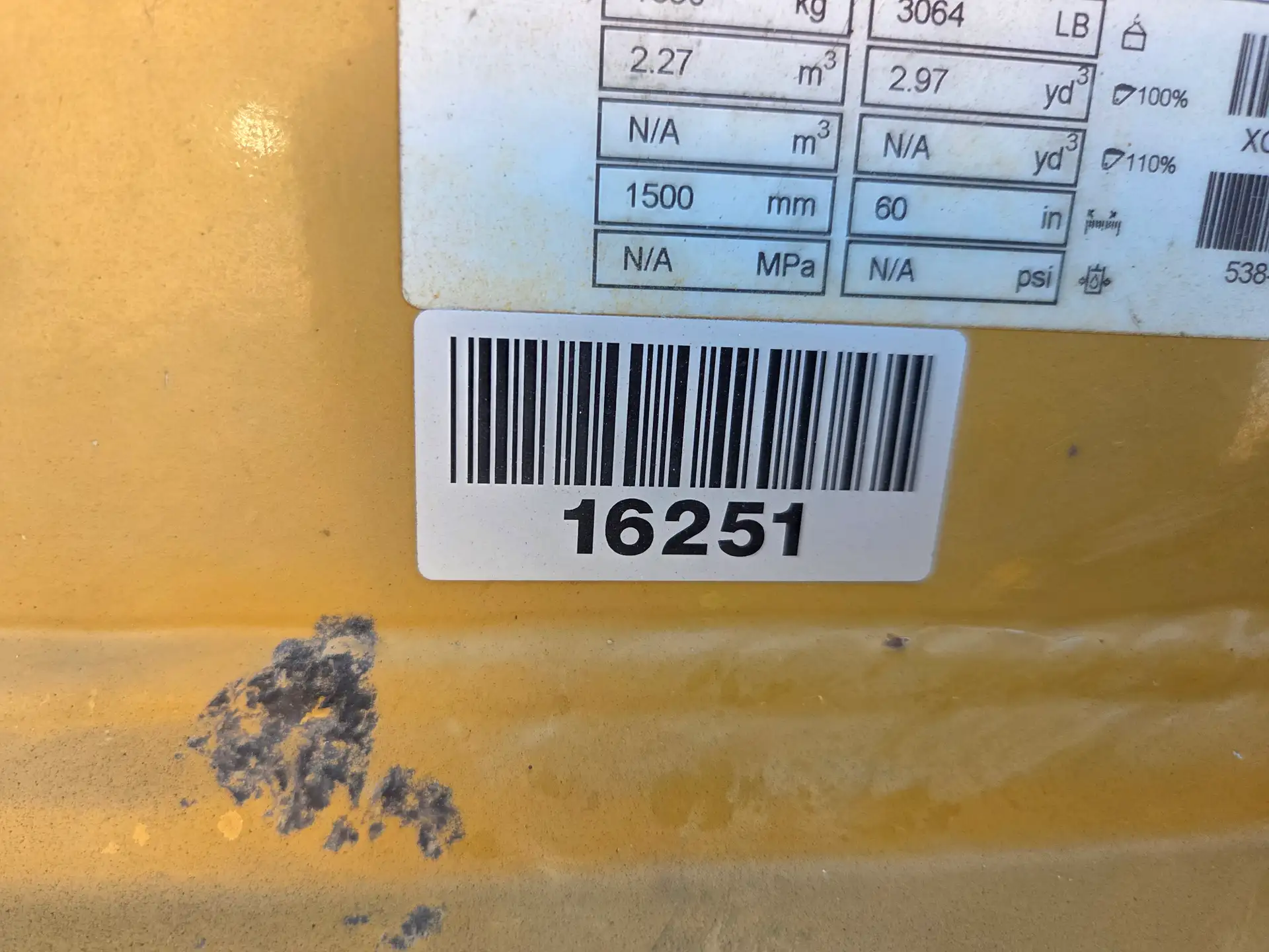 USED BKT GD 60" 2.97YD3 DB  MV image