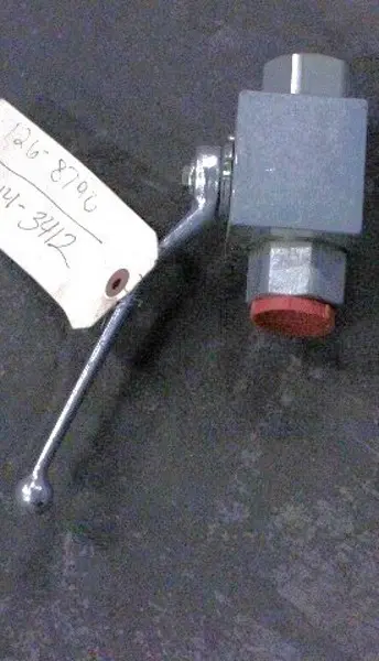 New Ball Valve 1-5/16-12" Straight Thread O Ring image 1