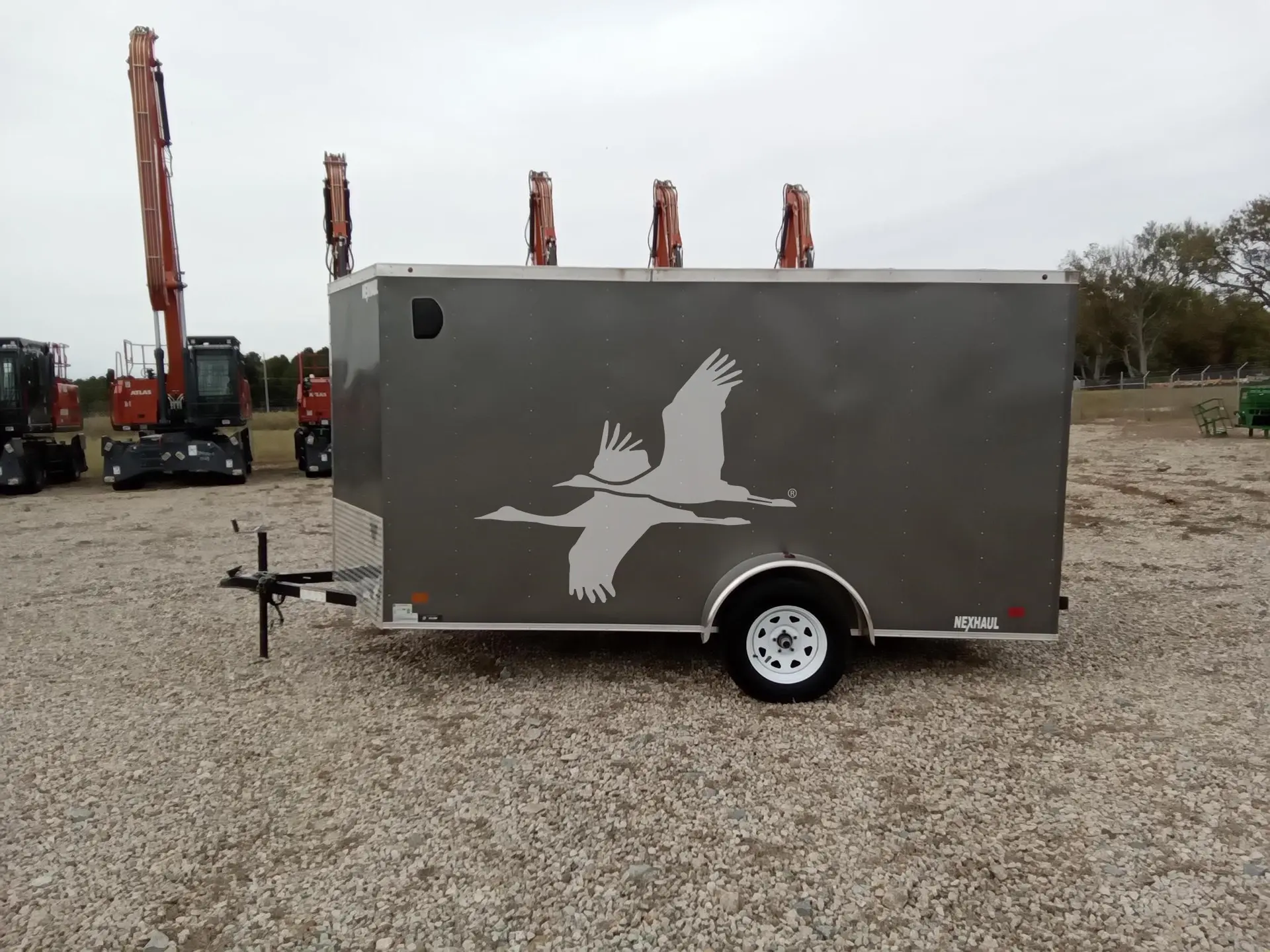 Nexhaul Enclosed Single Axle Trailer (Black) image 1