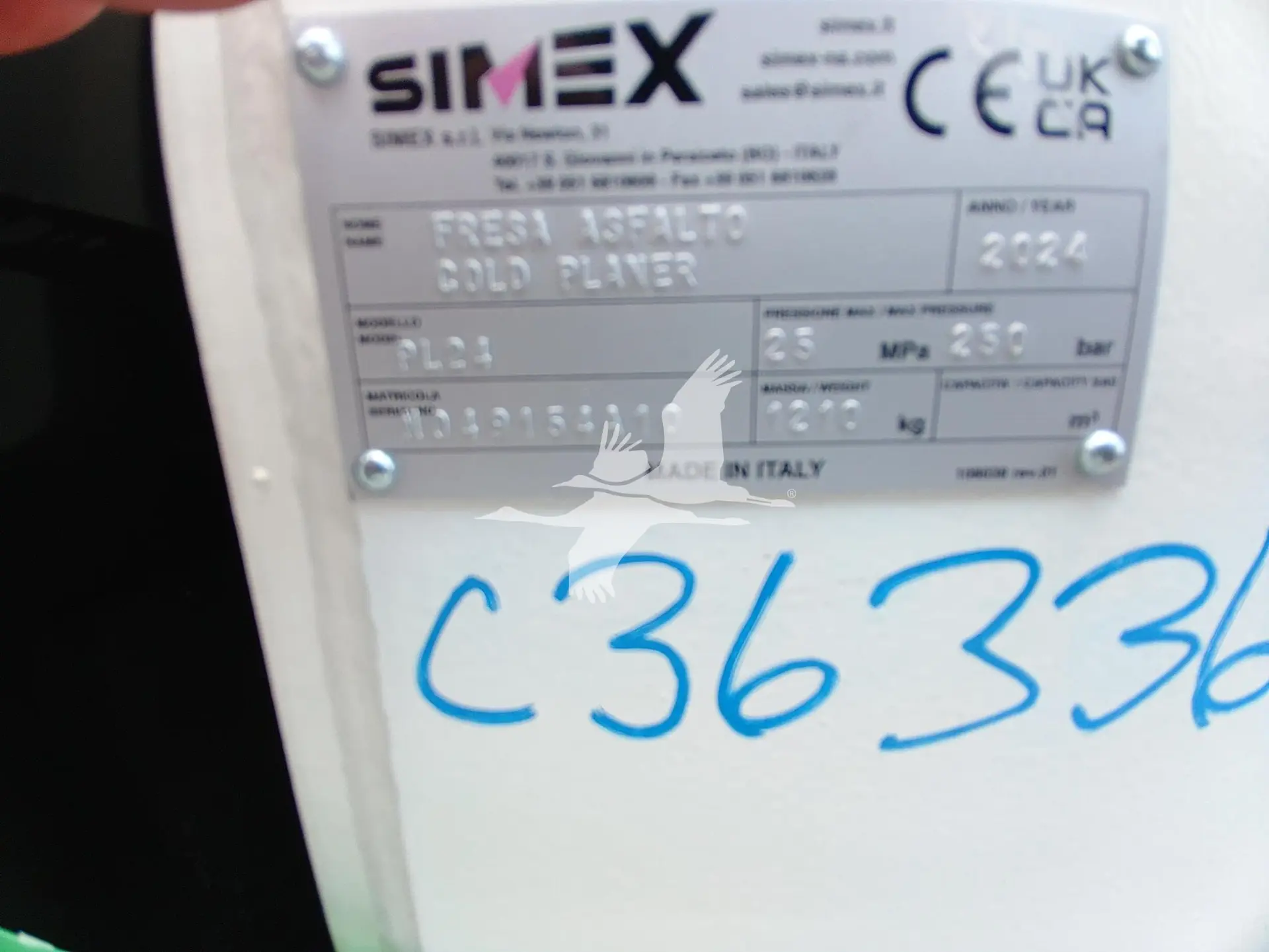 Simex PL24 24 in Cold Planer image 1