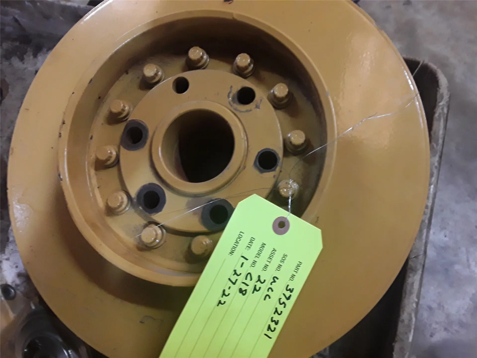 USED DAMPER PULLEY image 1