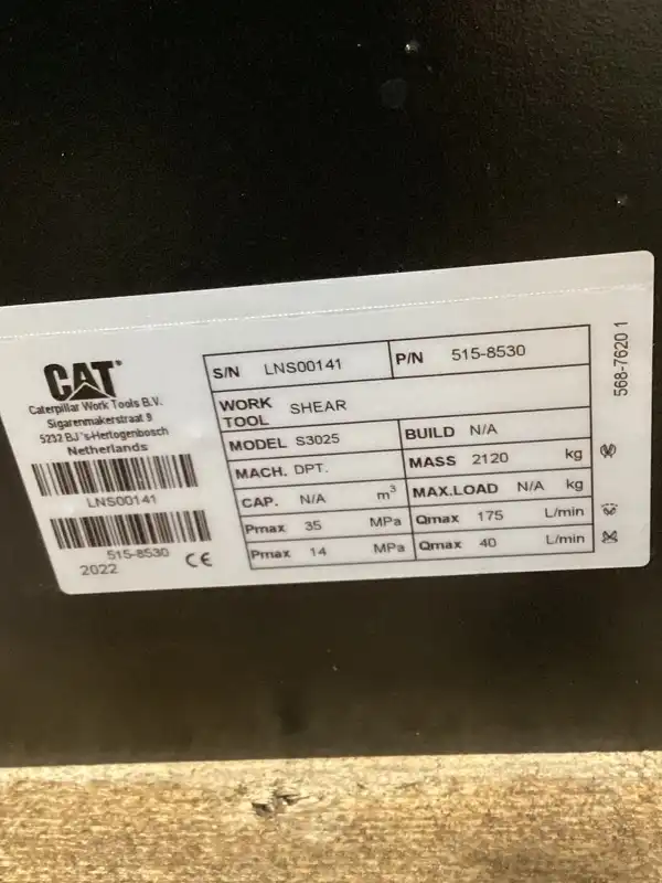 SHEAR/S3025 indicator image 1