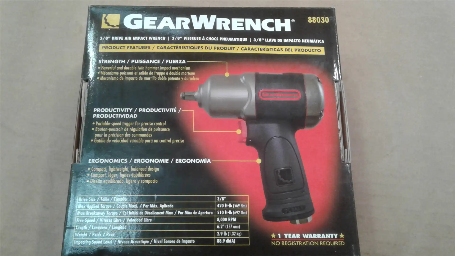 NEW 3/8 DRIVE AIR image 2