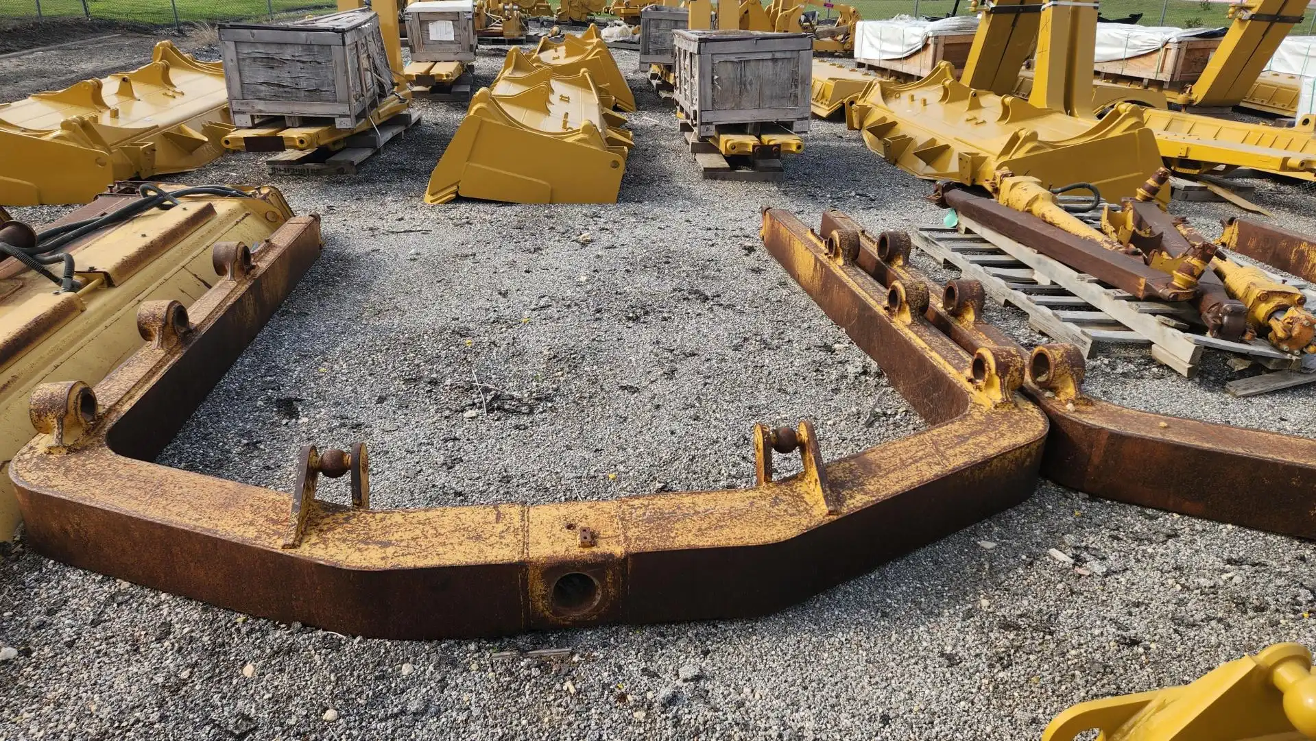 COMPLETE USED D6T XL ANGLE BLADE                  MQ image 4