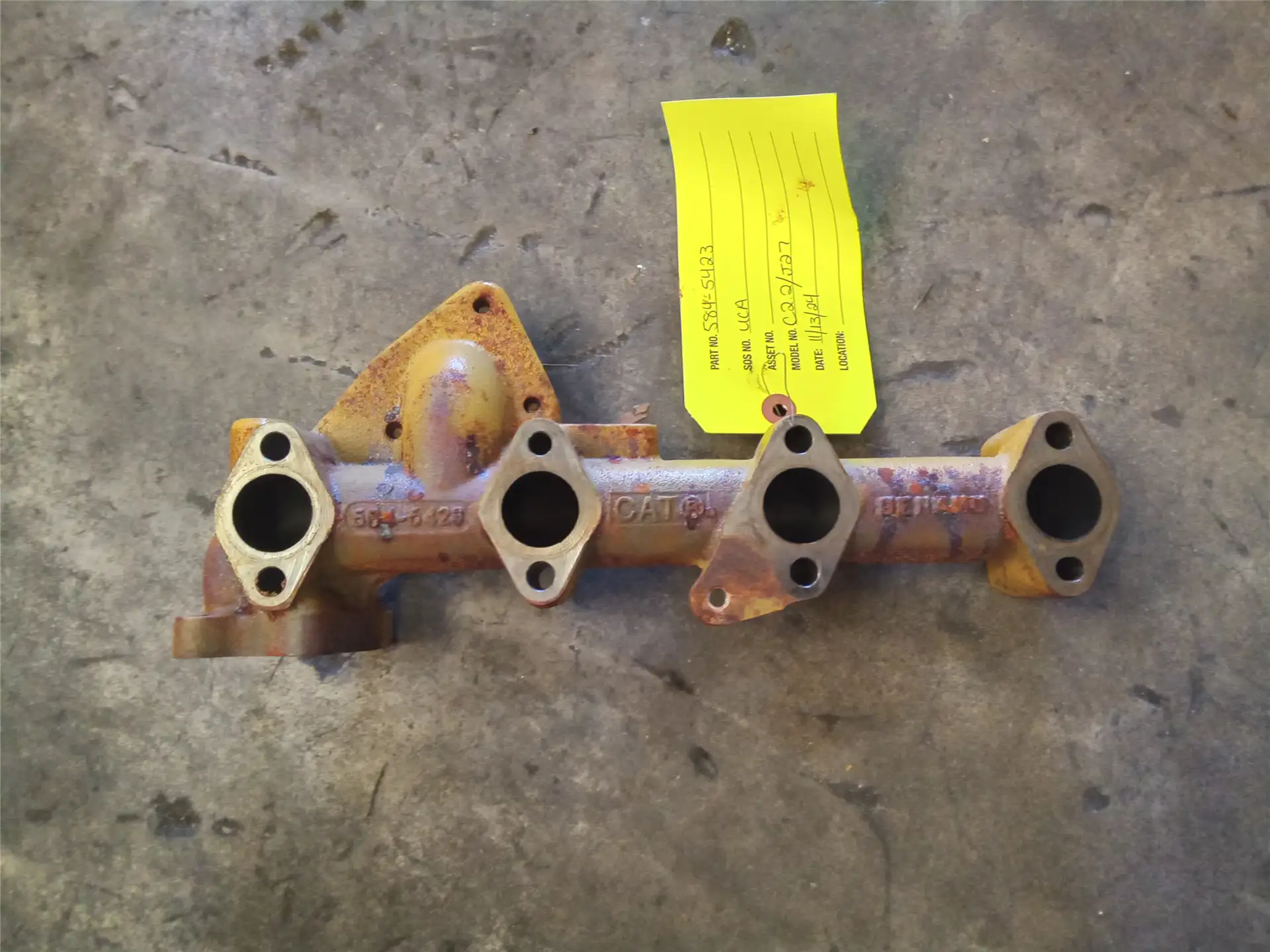 NEW EXHAUST MANIFO image