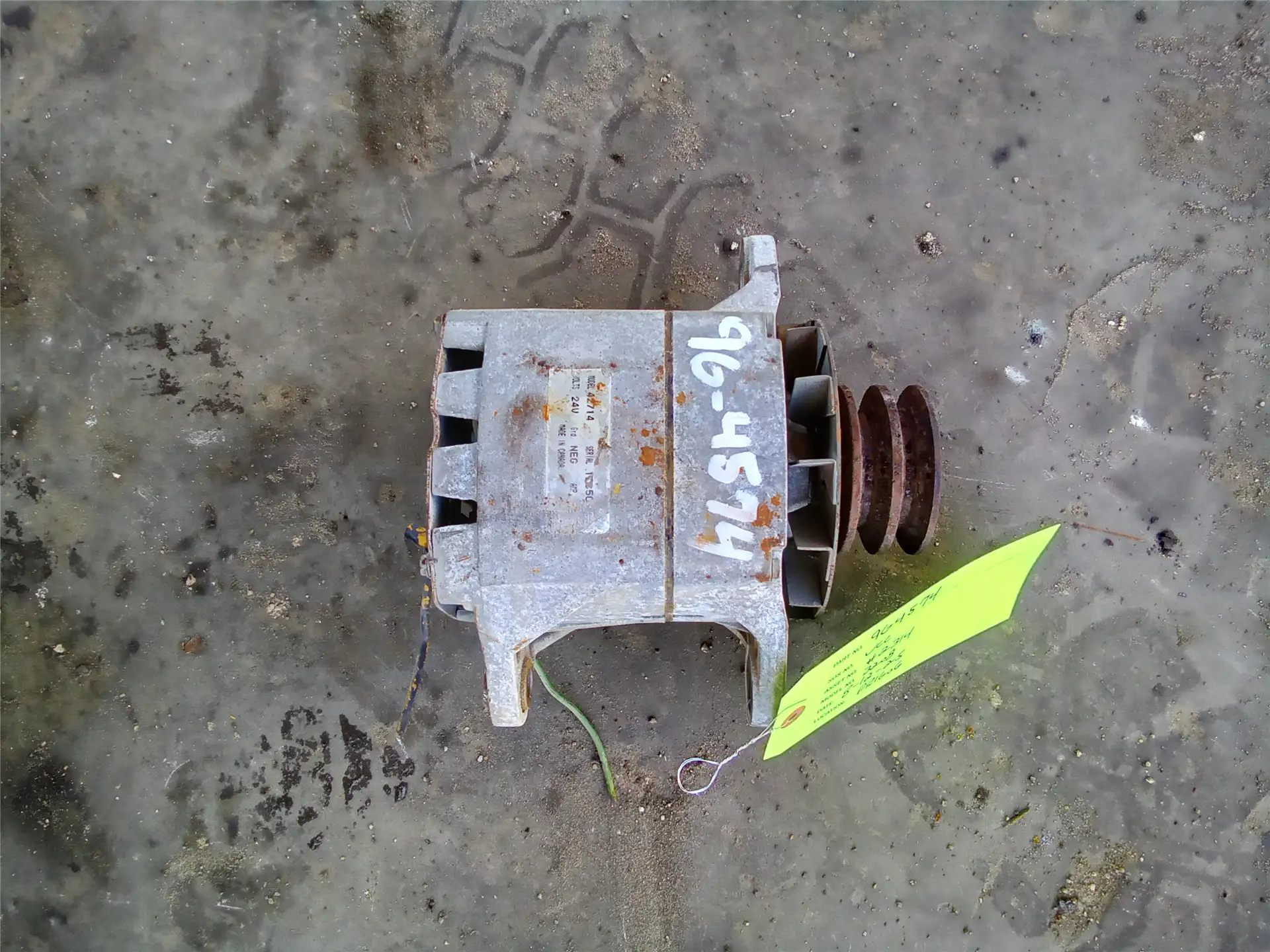 USED ALTERNATOR image