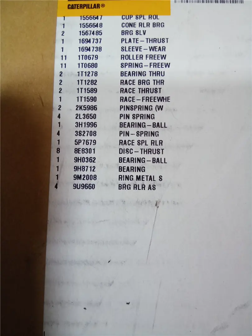 NEW BEARING KIT image 1