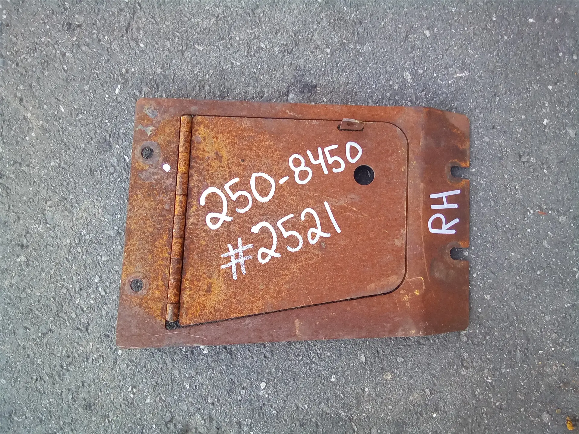USED RH PLATE AS image 1
